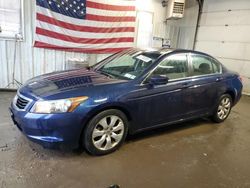 Salvage cars for sale at Lyman, ME auction: 2010 Honda Accord EX