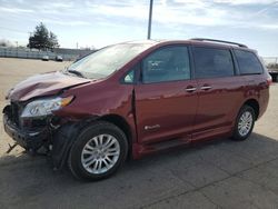 Salvage cars for sale at Moraine, OH auction: 2015 Toyota Sienna XLE