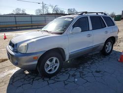 Salvage cars for sale at Lebanon, TN auction: 2002 Hyundai Santa FE GLS