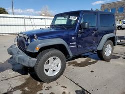 Salvage cars for sale at Littleton, CO auction: 2013 Jeep Wrangler Sport