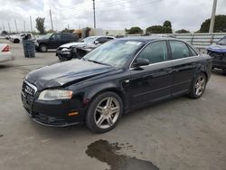 Salvage cars for sale at Miami, FL auction: 2008 Audi A4 2.0T