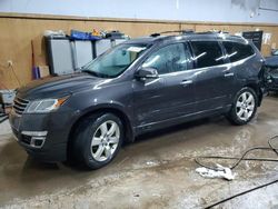 Salvage cars for sale at Kincheloe, MI auction: 2017 Chevrolet Traverse LT