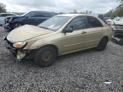 Salvage cars for sale at Riverview, FL auction: 2009 KIA Spectra EX