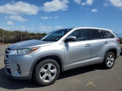 Salvage cars for sale at Kapolei, HI auction: 2018 Toyota Highlander LE