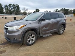 Salvage cars for sale at Longview, TX auction: 2016 Toyota Highlander LE