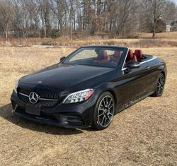 Salvage cars for sale at East Granby, CT auction: 2020 Mercedes-Benz C300