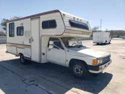 Salvage trucks for sale at New Orleans, LA auction: 1985 Toyota Pickup Commercial / Camper RN55