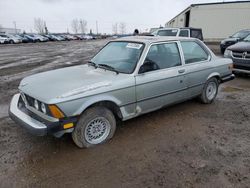 Salvage cars for sale at Rocky View County, AB auction: 1982 BMW 320 I