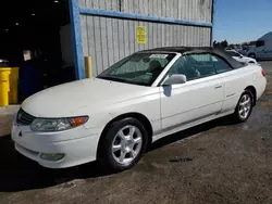 Salvage cars for sale from Copart North Las Vegas, NV: 2002 Toyota Camry Solara SE