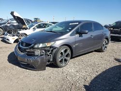 Salvage cars for sale at Houston, TX auction: 2015 Honda Civic LX