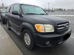 Toyota Sequoia salvage cars for sale: 2002 Toyota Sequoia Limited