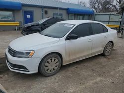 Salvage cars for sale from Copart Wichita, KS: 2016 Volkswagen Jetta S