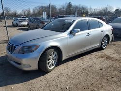 Salvage cars for sale at Chalfont, PA auction: 2007 Lexus LS 460