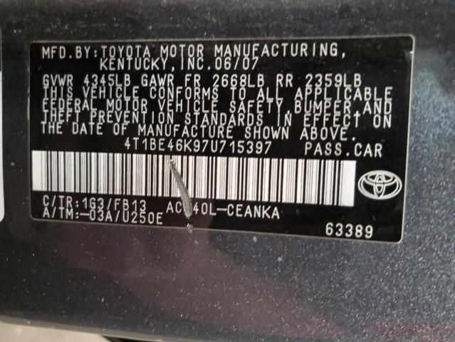 2007 Toyota Camry CE