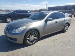 Salvage cars for sale at Fredericksburg, VA auction: 2007 Infiniti G35