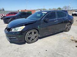 Honda salvage cars for sale: 2017 Honda Accord Sport