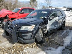 Salvage cars for sale at Candia, NH auction: 2016 Ford Explorer Police Interceptor