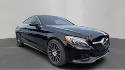 Salvage cars for sale at North Billerica, MA auction: 2017 Mercedes-Benz C300