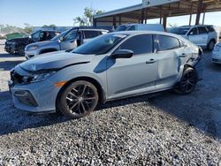 Salvage cars for sale at Riverview, FL auction: 2021 Honda Civic Sport