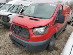 Salvage trucks for sale at Lansing, MI auction: 2015 Ford Transit T-250