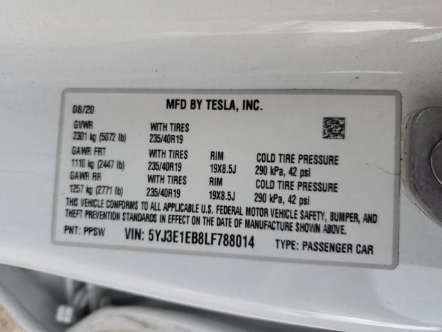 2020 Tesla Model 3