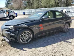 Salvage cars for sale at Knightdale, NC auction: 2018 Alfa Romeo Giulia TI Q4