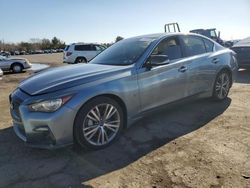 Salvage cars for sale at Pennsburg, PA auction: 2018 Infiniti Q50 Luxe