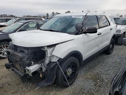 Salvage cars for sale at Dunn, NC auction: 2017 Ford Explorer Police Interceptor SUV