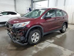 Salvage cars for sale at Ham Lake, MN auction: 2015 Honda CR-V LX