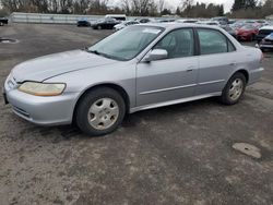 Salvage cars for sale at Portland, OR auction: 2002 Honda Accord EX