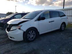 Honda Vehiculos salvage en venta: 2015 Honda Odyssey LX