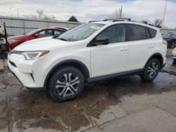 Salvage cars for sale at Littleton, CO auction: 2017 Toyota Rav4 LE