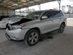 Salvage cars for sale at Cartersville, GA auction: 2012 Toyota Highlander Limited