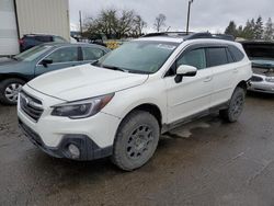 Salvage cars for sale at Woodburn, OR auction: 2019 Subaru Outback 3.6R Limited