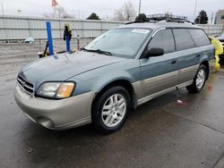 Salvage cars for sale at Littleton, CO auction: 2002 Subaru Legacy Outback