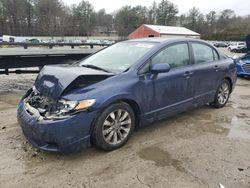 Salvage cars for sale at Mendon, MA auction: 2009 Honda Civic EX