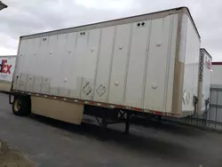 Salvage trucks for sale at Hayward, CA auction: 2008 Wabash 28 DRY Van Trailer