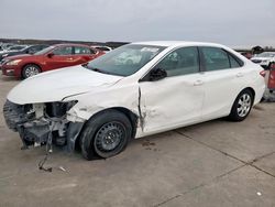 Salvage cars for sale at Grand Prairie, TX auction: 2015 Toyota Camry LE