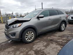 Salvage cars for sale at Chalfont, PA auction: 2017 KIA Sorento LX