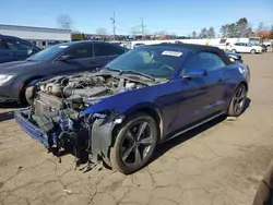 Salvage cars for sale at New Britain, CT auction: 2016 Ford Mustang