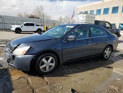 Salvage cars for sale at Littleton, CO auction: 2005 Honda Accord EX