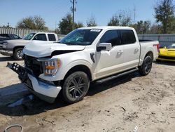 Salvage cars for sale at Midway, FL auction: 2022 Ford F150 Supercrew