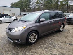 Salvage cars for sale at Austell, GA auction: 2011 Toyota Sienna XLE