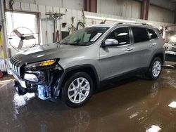 Salvage cars for sale at Elgin, IL auction: 2015 Jeep Cherokee Latitude