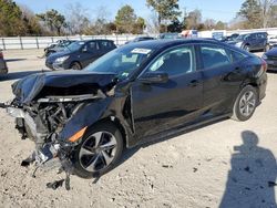 Honda salvage cars for sale: 2020 Honda Civic LX