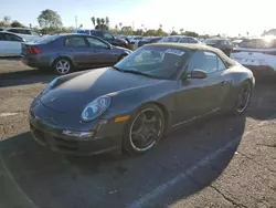 Porsche 911 salvage cars for sale: 2007 Porsche 911 Carrera S Cabriolet