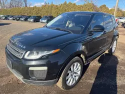 Salvage cars for sale at East Granby, CT auction: 2016 Land Rover Range Rover Evoque SE