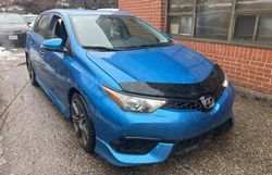 Scion salvage cars for sale: 2016 Scion IM