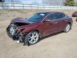 Salvage cars for sale at Davison, MI auction: 2012 Nissan Maxima S