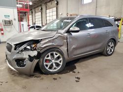 Salvage cars for sale at Blaine, MN auction: 2016 KIA Sorento SX